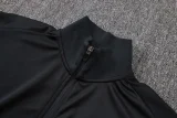 2025-26 PSG Jordan Black Jacket Tracksuit  #A25118