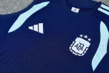 2026-27 Mens  Argentina Royal blue vest Training Short Suit