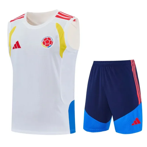 2025-26 Mens Colombia white vest Training Short Suit
