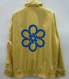 2025-26 Real Madrid Blue Yellow Double Sided Windbreaker