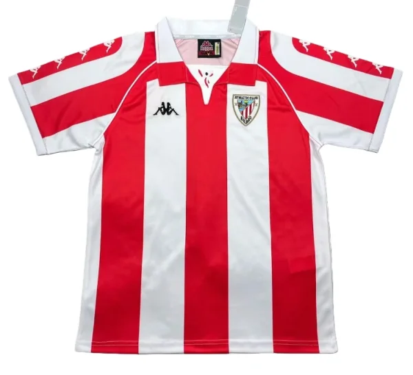 1998-1999  Athletic Bilbao Home Retro Soccer Jersey