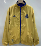 2025-26 Real Madrid Blue Yellow Double Sided Windbreaker