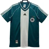 1998 Mens Germany Away Retro Soccer Jersey