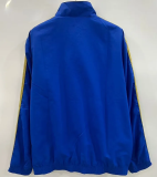 2025-26 Real Madrid Blue Yellow Double Sided Windbreaker
