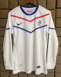 2018 Mens Netherlands  white Retro long sleeve soccer Jersey