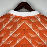 1988 Netherlands Home Long Sleeve Retro Soccer Jersey