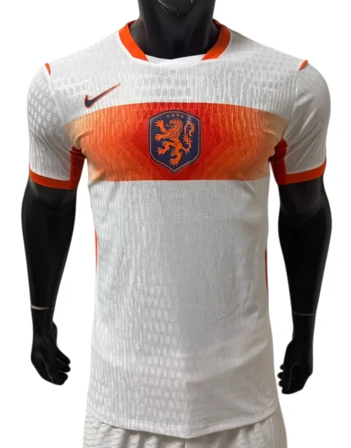 2026-27 Mens Netherlands white away Player version soccer jersey