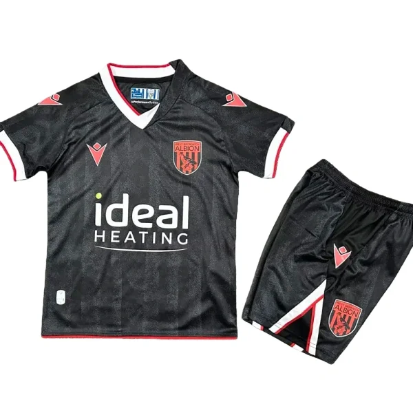 2025-26 Kids West Bromwich Third  Away  Soccer Jersey