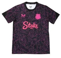 2025-26 Mens Everton black pink  Soccer Jersey