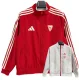 2025-26 Mens Sevilla white  Red Double Sided Windbreaker