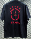 2026-27 Mens Brazil Jordan Edition pure cotton soccer jersey