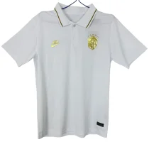 2022-23 Mens Brazil white gold Soccer Jersey
