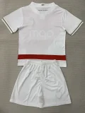 2025-26 Kids AS Monaco  home soccer Jersey