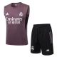 2025-26  Real Madrid Purple vest Training Short Suit   #D25277