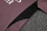 2025-26 Real Madrid Gray Purple Training Short Suit #D25279