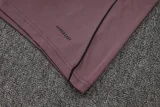 2025-26 Real Madrid Gray Purple Training Short Suit #D25279
