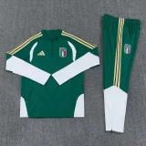 2026-27 Italy Green Half Pull Tracksuit (半拉链)