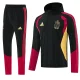 2026-27 Belgium Black Hooded Windbreaker Tracksuit