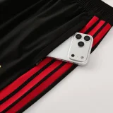 2026-27 Belgium Black Hooded Windbreaker Tracksuit