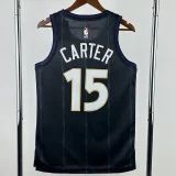 24-25 Raptors CARTER #15 Black City Edition Top Quality Hot Pressing NBA Jersey