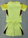 2025-26 Kids Nottingham Forest yellow Goalkeeper soccer Jersey