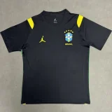 2026-27 Mens Brazil   Black Training shirts