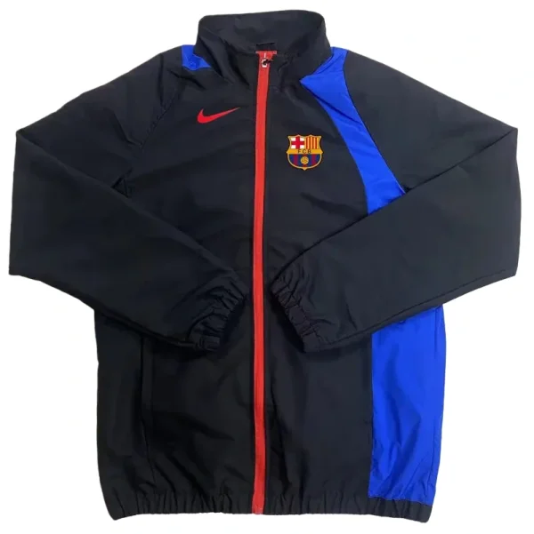 2025-26  Mens Barcelona Black Windbreaker