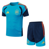 2026-27 Spain light blue Player Version Training Short Suit(球员版)