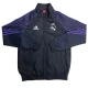 2025-26 Mens  Real Madrid Black Windbreaker