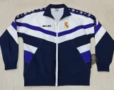 1994-1997  Real Madrid White Black Retro Windbreaker
