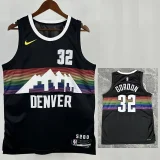 25/26 Nuggets GORDDN #32 Black City Edition Top Quality Hot Pressing NBA Jersey