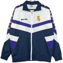 1994-1997  Real Madrid White Black Retro Windbreaker