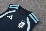2025-26 Mens Argentina royal blue vest Long Pants Tracksuit D2603
