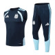2025-26 Mens Argentina royal blue vest Long Pants Tracksuit D2603
