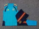 2026-27 Spain lake blue vest Long Pants Tracksuit D2603#