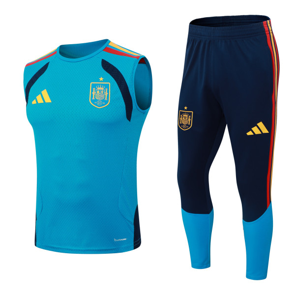 2026-27 Spain lake blue vest Long Pants Tracksuit D2603#