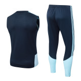2025-26 Mens Argentina royal blue vest Long Pants Tracksuit D2603