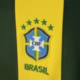 2025-26 Mens Brazil yellow-green Hoodie (无帽卫衣)