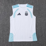 2025-26 Mens Argentina white vest Long Pants Tracksuit D2603