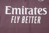 2025-26  Real Madrid Gray Purple Half Pull Tracksuit #B25151