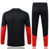 2026-27 Mens Germany red black Half pull Tracksuit B26004#  (半拉链)