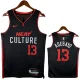 23/24 HEAT ADEBAYO #13 Black City Edition Top Quality Hot Pressing NBA Jersey (V领）