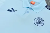 2026-27 Mens  Manchester City  Light blue Polo Tracksuit