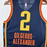 24/25 OKC Thunder ALEXANDER # 2 City Edition Top Quality Hot Pressing NBA Jersey