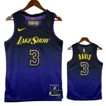 24/25 LAKERS DAVIS#3 Royal Blue City Edition Top Quality Hot Pressing NBA Jersey