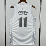 24-25 Dallas Mavericks IRVING #11 White City Edition Top Quality Hot Pressing NBA Jersey