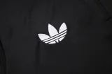 2025-26 Germany Black Half Pull Tracksuit #B2579