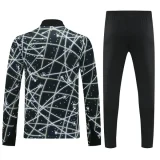 2025-26 Mens Chelsea Black Starry Sky Retro Edition Half Pull Tracksuit
