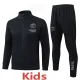 2025-26 Kids PSG Jordan Black  Jacket Tracksuit #E25228
