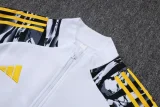 2025-26 Kids Real Madrid White Jacket Tracksuit #E25232